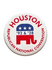 2028 Republican National Convention Official Houston '92 & '28 Button Committee picture