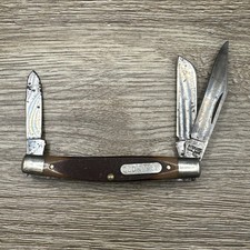 Vintage Schrade USA 34OT Old Timer 3 Blade Stockman Pocket Knife picture