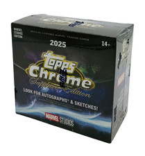 2025 Topps Chrome  Marvel Studios Sapphire Edition Hobby Box Sealed Brand New picture