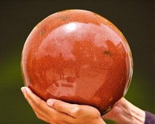 Large 230MM Red Goldstone Crystal Sphere Healing Crystal Ball For Home Decor picture