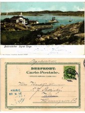 Old postcard postcard bathing establishments Styrsö Tange Sweden (417150) picture