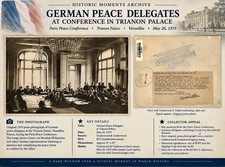 1919 Press Photo German Peace Delegates at Conference in Trianon Palace picture