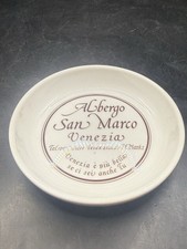 Vintgae Ceramic/porcelain Ashtray Albergo San Marco Venezia Venice Milano picture