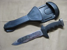 VINTAGE SCUBAPRO STAINLESS STEEL JAPAN DIVE KNIFE DIVING SCUBA KNIFE WITH SHEATH picture
