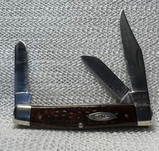 Case XX USA 6392 (1965-69) Stockman Brown Bone handle 3 blades picture