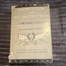 Destruction and Reconstruction by Richard Taylor, Ed. Harwell, 1955, Hardcover picture