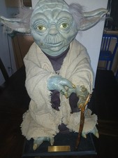 1994 Illusive Concepts Yoda Life Size Statue #1361/9500 w/ COA Lucasfilm Star Wa picture