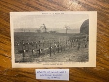 WW1 American Cemetery Chateau-Thierry France 1918 - Photo Postcard picture