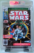 Marvel Star Wars #1 Cut & Stacked 3-D Trading Card In Custom Acrylic Case  picture