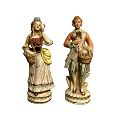 Vintage Hand Painted Ceramic 9.5