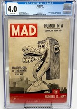 MAD #11 CGC 4.0 Universal Grade E.C. Comics 1954 Harvey Kurtzman Basil Wolverton picture