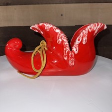 Red Elf Shoe christmas planter  Handmade picture