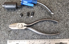 NICE Vintage UTICA ~ 41 - 5 Diagonal CUTTER pliers WIRE USA picture