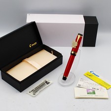 [New unused] Pilot Custom URUSHI Fountain Pen Red Medium Nib w/box FKV-88SR-R-M picture