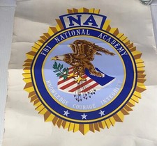 Vintage Poster NA FBI National Academy Federal Bureau Investigation CardStock picture