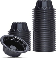 25-Pack Mini Bundt Cake Pans for Baking - 4 Inches Silicone Mini Bundt Cake P... picture