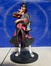 Banpresto Itachi Uchiha Naruto Shippuden Figure Akatsuki Black Cloak picture
