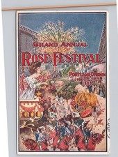 1909 Portland Oregon Grand Annual Rose Festival Vintage Postcard Art Nouveau picture