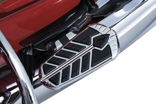 Kuryakyn 5656 Spear Floorboard Inserts for 2015-19 Indian Motorcycles Chrome 1 picture