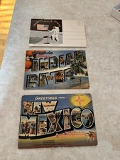 Greetings From New Mexico Indian River Space Center Florida Post Card Lot picture