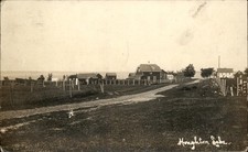 Houghton Lake Michigan MI Homes c1910s Real Photo Vintage Postcard bhn picture