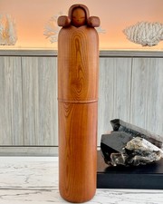 LARGE RARE 22.5” Sosaku Kokeshi Shouzan Shido 志藤尚山 Creative Kokeshi Rakkan Stamp picture