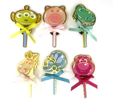 X6 Disney Pixar Toy Lollipop COMPLETE Box Pin Set Alien Rex Trixie Hamm Lotso picture