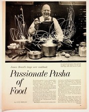 Vintage James Beard Magazine Article Print Food Chef Kitchen Cooking picture
