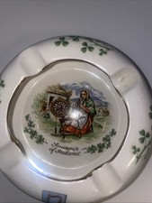 Ireland Souvenir Ash Tray Vintage Irish Souvenir Brand Made In Allow picture