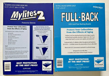 50 E. Gerber Super Gold Comic Mylites 2 825M2 & 35 PT Full-Backs 778FB Set of 50 picture