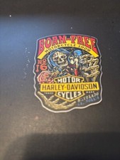 BORN FREE HD MOTORCYCLE SHOW CUSTOM STICKER SET 3