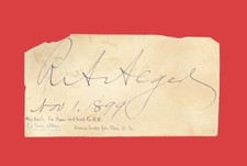 Russell A Alger Union Brevet Major General Signed Autograph Civil War Secretary picture