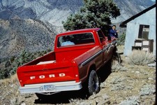 1978 Kodachrome 35mm Slide, Ford F Series Pickup Truck, Pleasant Canyon Man Arid picture