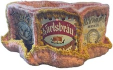 Vtg 70s 80s Miller High Life Beer Can Crochet Kitsch Novelty Hat Budweiser picture