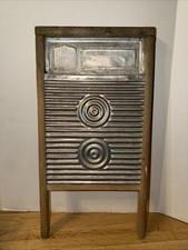 VTG 1940s Magic Circle Washboard Hand-E Mfg Minneapolis Primitive Farmhouse picture