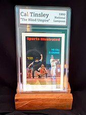 1993 National Lampoon The Blind Umpire Card #43 Vanity Slab w/slab picture