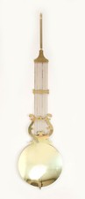 Urgos 9 tube grandfather clock fancy lyre pendulum @ early 1980s Original Rare picture