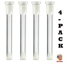 4x 5.5in Glass Downstem fit 14mm Male Bowl for 10''/12''13''/15'' Filter Bong picture