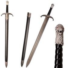 Longclaw‑Style Metal Fantasy Sword,House‑Stark Inspired Prop, for Cosplay picture