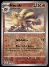 Ninetales Reverse Holo 029 Uncommon Obsidian Flames EN NM picture
