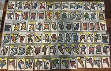 1975 & 1976 Topps Marvel super heroes stickers - LOT OF  (81) Doom Ghost Rider picture