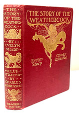 1907 Illustrated 1st Ed Red Gilt Decorative Book Story Weathercock Chas Robinson picture