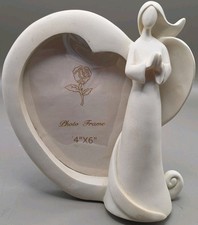 Enesco Frame 'Circle of Love' Angel Praying Kim Lawrence 909034 picture