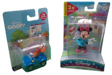 Disney 1999 2000 Goofy car Minnie PVC toy lot 2 NOS still sealed picture