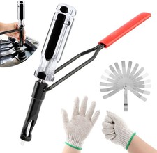 Valve Lash Adjustment Tool Angled Feeler Gauge for Honda Nissan Toyota picture