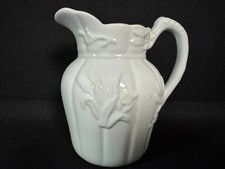 Two's Company Cream Pitcher Porcelain 5'' Tall Floral Wheat Creamer picture