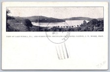 Plains Antique Pennsylvania Postcard LAKE WINOLA Hotel Clifton 1908 picture