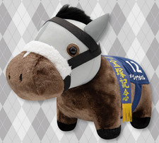 Meisho Tabaru Thoroughbred Collection Fluffy Big Plush Toy Horse Japan picture