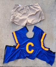 Rare Authentic Chuck E. Cheese 3 Stage Show Animatronic Shirt And Cargo Shorts. picture