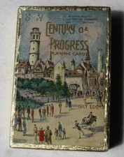 Century Of Progress Chicago 1934 World's Fair Belgian Village Deck Playing Card+ picture